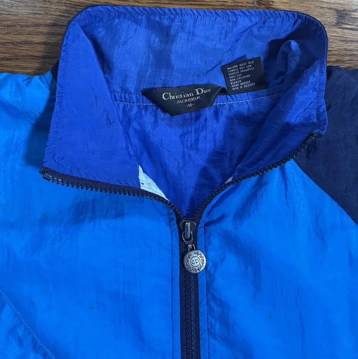 Vintage Christian Dior Colorful Windbreaker (Size M) — RootsBK